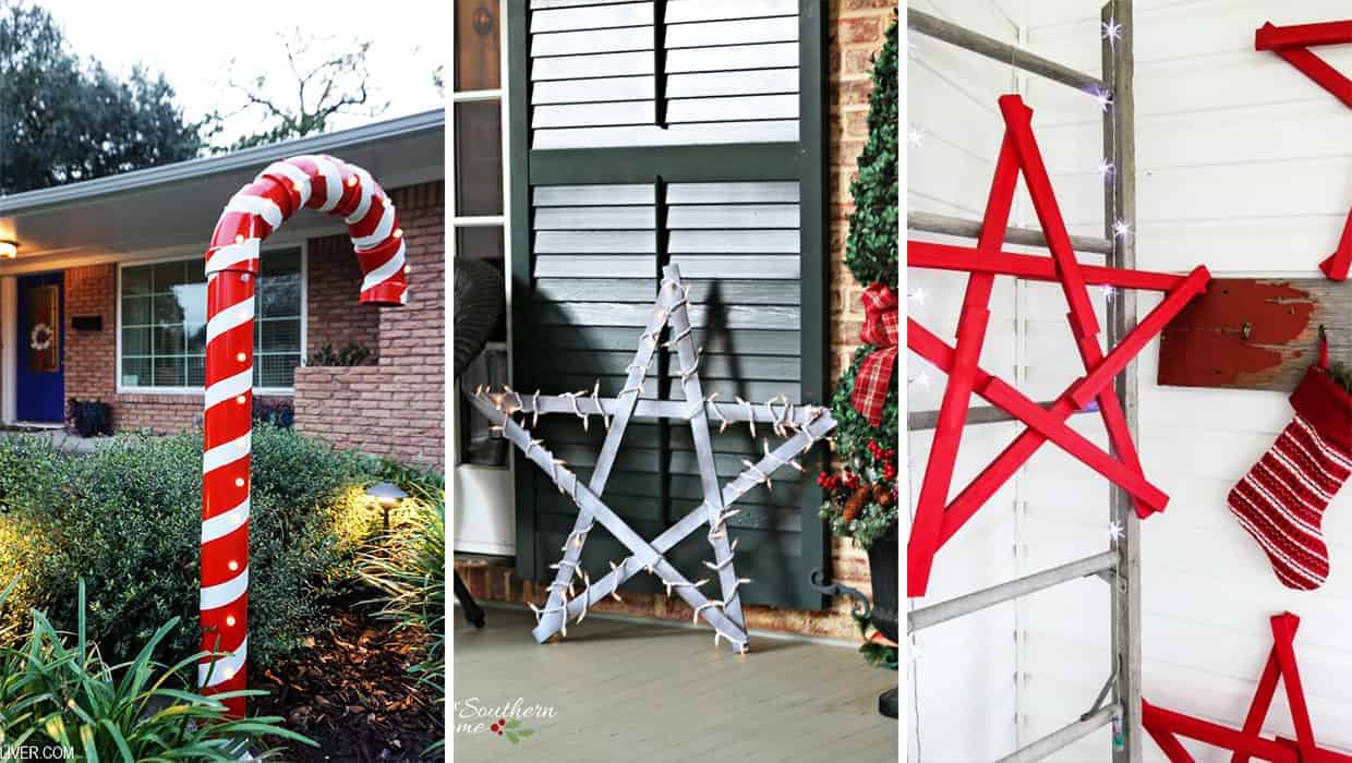 15 DIY Outdoor Christmas Decorations to Transform Your Yard