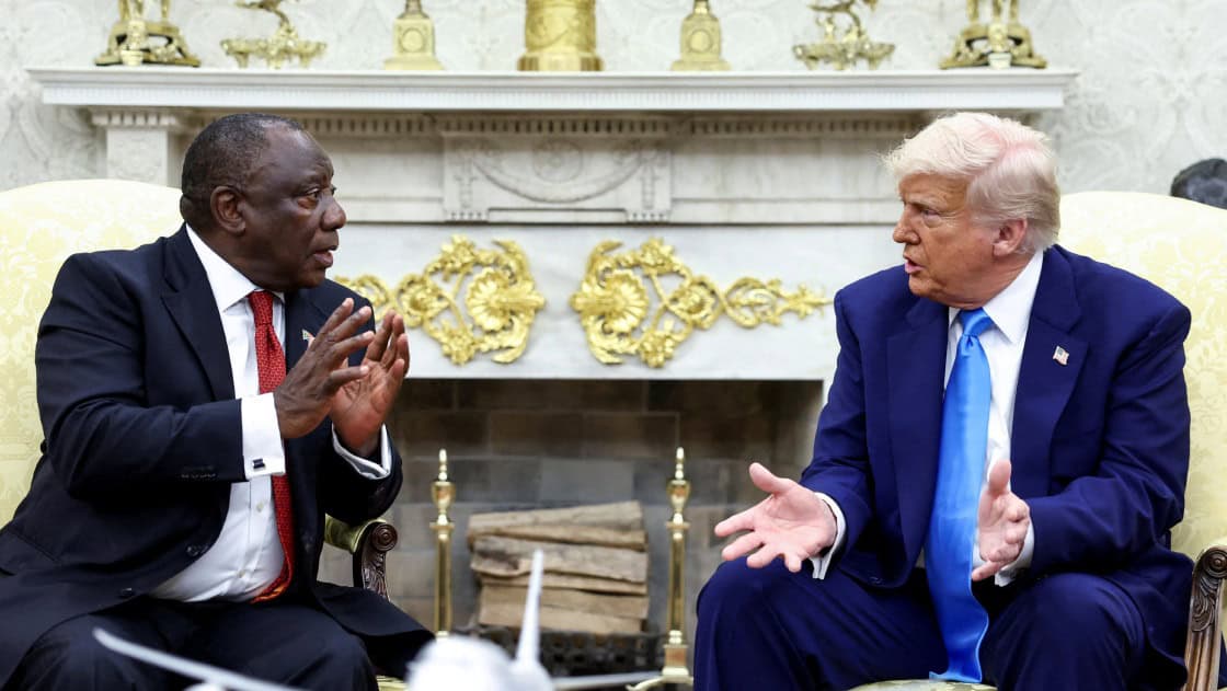 Trump ramaphosa
