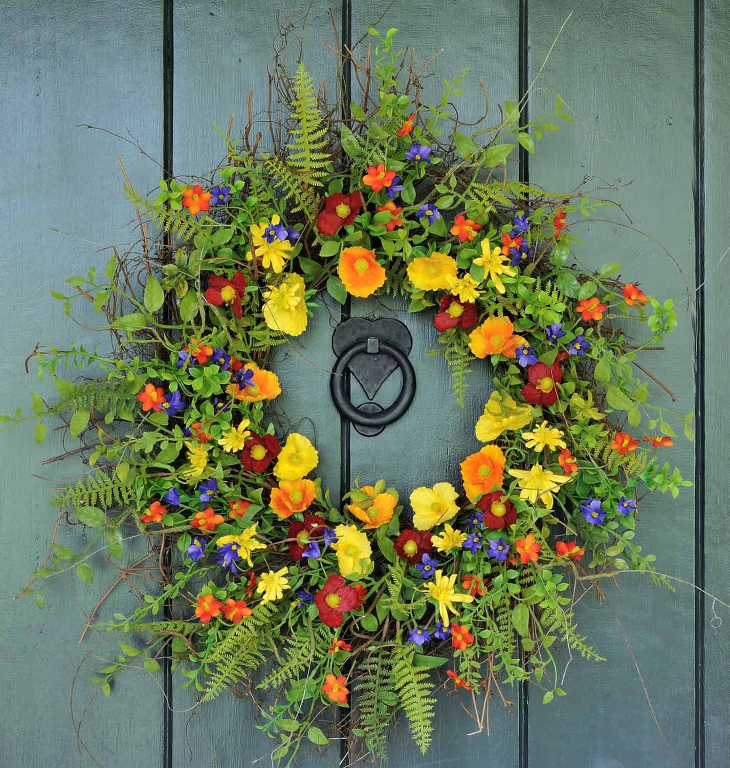 Handmade Spring Wreath Buy it on: www.etsy.com