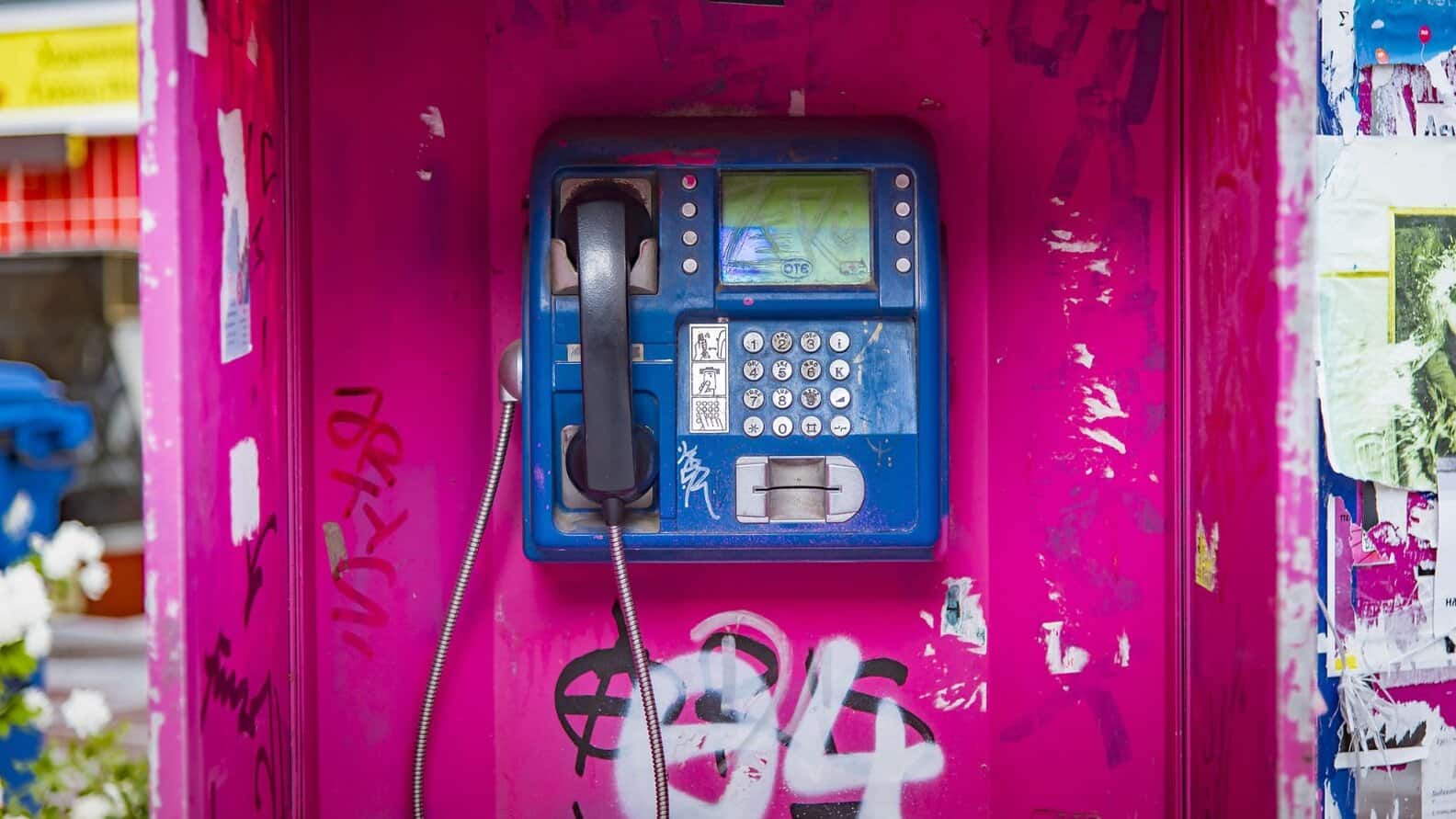 pay phone old 80s