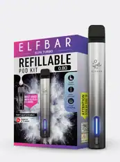 elfbar turbo weißes licht ELFA Kit | 550 mAh Akku elfbar turbo ELFBAR ELFX Vape Case Type:Pod Kit Geschmack::Dragon Fruit Blackberry