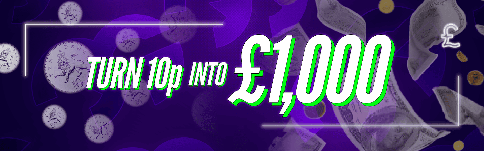 10p Into £1000 Cash Comp! #2