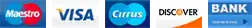 Supported Payments: Maestro, Visa, Cirrus, Discover, Bank Transfer