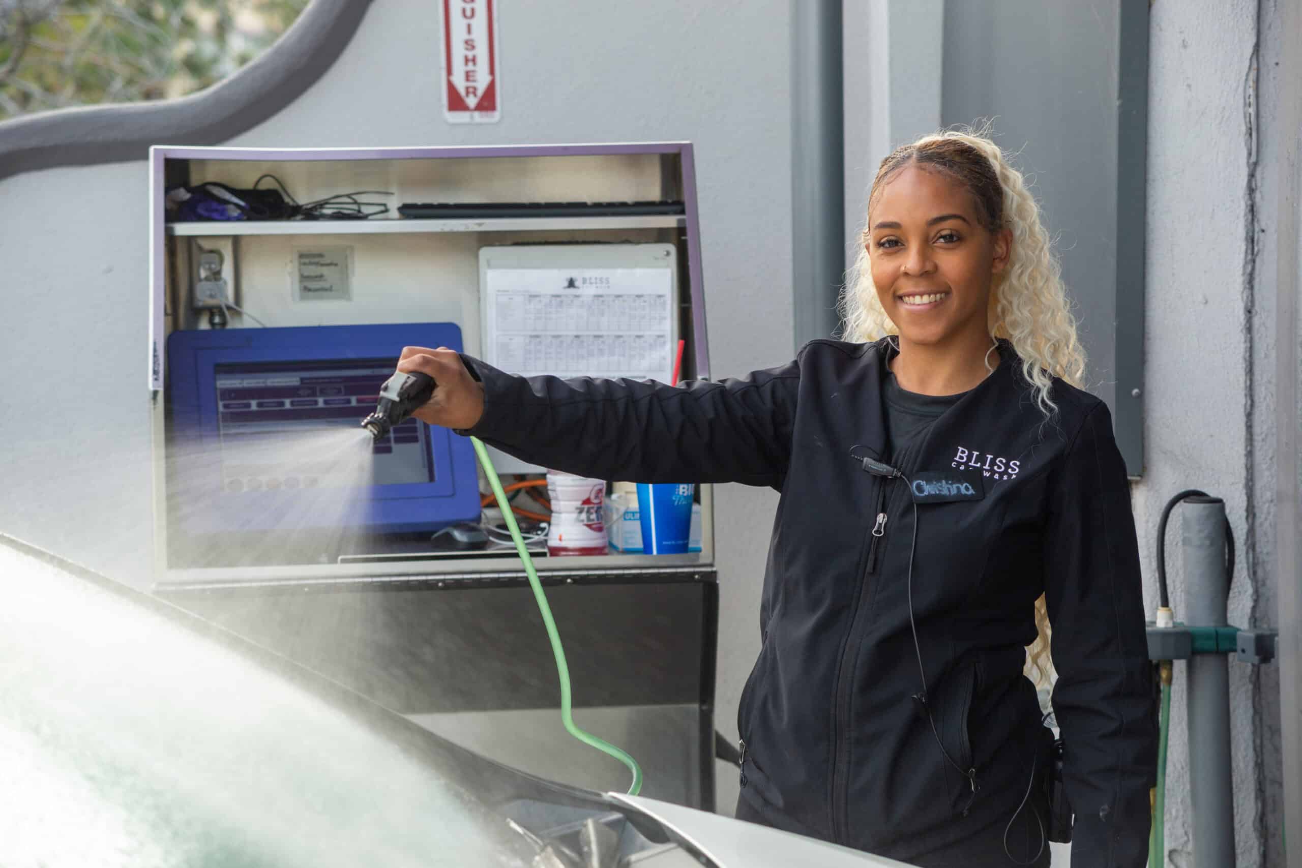 BLISS is an eco-friendly express car wash