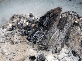 how to put out a fire pit