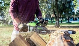 battery greenworks chainsaws