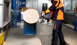black stihl carbon chainsaw