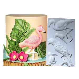 Flamingo and Parrot Mould