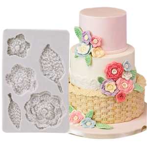 Crochet Flowers Mould