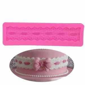 Lace and Ribbon Silicone Mould