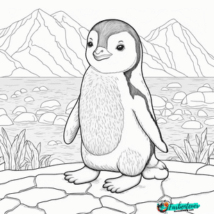 Pinguin-Weihnachtsmagie zum Ausmalen: Kostenlose Ausmalbilder für Groß und Klein!