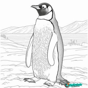  Ausmalbild Pinguin - Kostenlose Vorlagen zum Ausdrucken und Ausmalen 