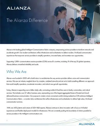 The Alianza Difference