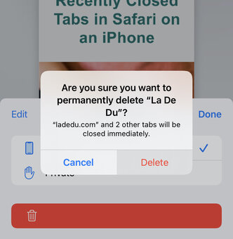How to Close All Tabs in Safari on an iPhone La De Du