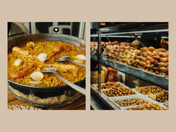 Spanish food and dishes.