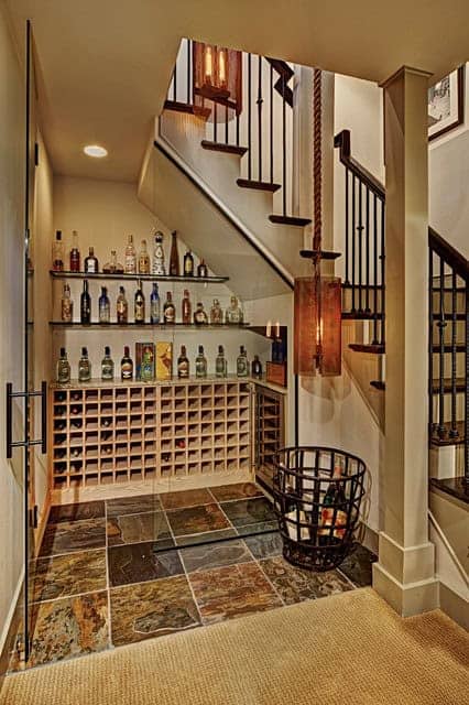 16 Functional Wine Cellar Designs To Clever Use Of The Space Under The Stairs 14