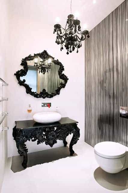16 Captivating Gothic Bathroom Designs For Dramatic Ambience 16