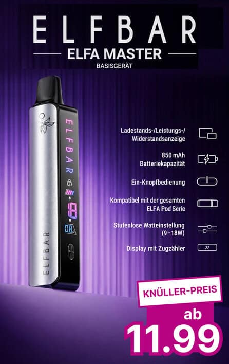 elfbar master kindersicherung kaufen | 850 mAh bis 1200 mAh Zero1 elfbar kindersicherung deaktivieren geht nicht Geschmack:Peach Ice ELFBAR ELFA Master |