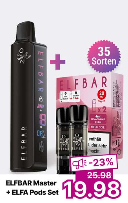elfbar master welche pods kaufen | 850 mAh bis 1200 mAh Mesh Coil elfbar master anleitung Please Choose Colour:Berry Pink Buy Elf bar Strawberry