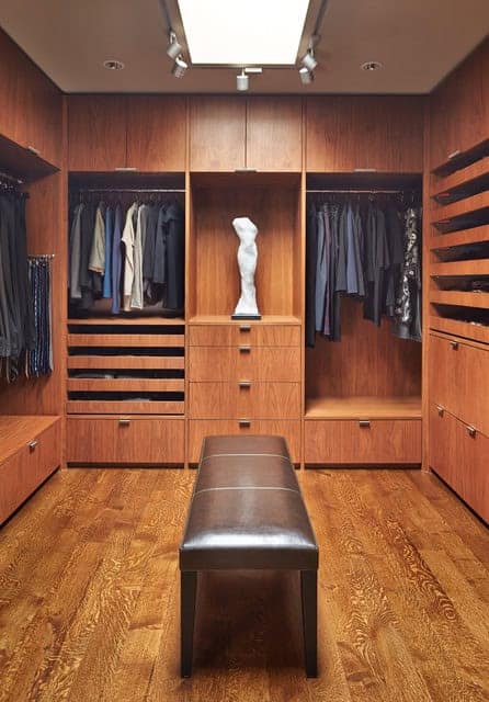 18 Stylish Walk-In Closets For Every Modern Man 14