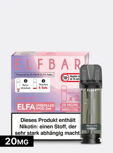 elfbar pods apfel ELFBAR Pods Nikotinfrei | 0mg Nikotin | ab 5,99 € main image 0