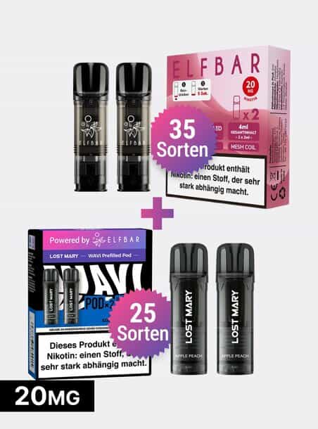 ELFBAR Refill Pods | Leerpods zum Nachfüllen ab 6,99€