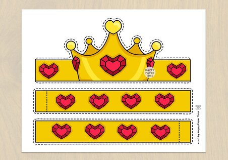 princess crown template pdf