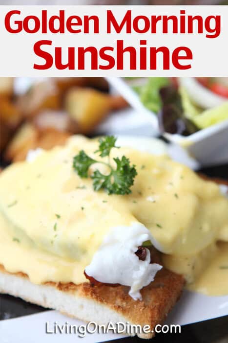This golden morning sunshine recipe is a quick and tasty breakfast recipe! You can make it any time but since it's also a great way to use hard boiled eggs, it's an especially good way to use all those colored eggs from Easter and have a tasty breakfast or dinner\!