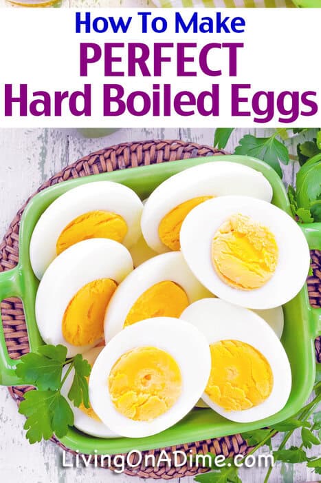 Here's an easy hard boiled eggs recipe to make the perfect hard boiled eggs that are super easy to peel! For years I tried every method known to man. Then I found out the secret\!