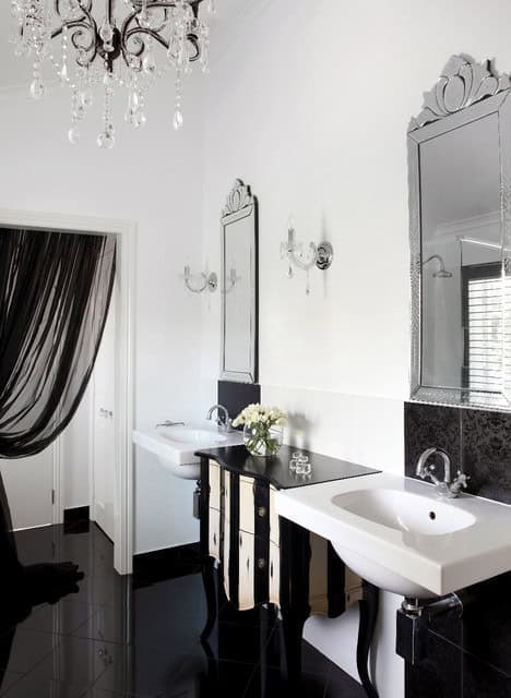 16 Captivating Gothic Bathroom Designs For Dramatic Ambience 15