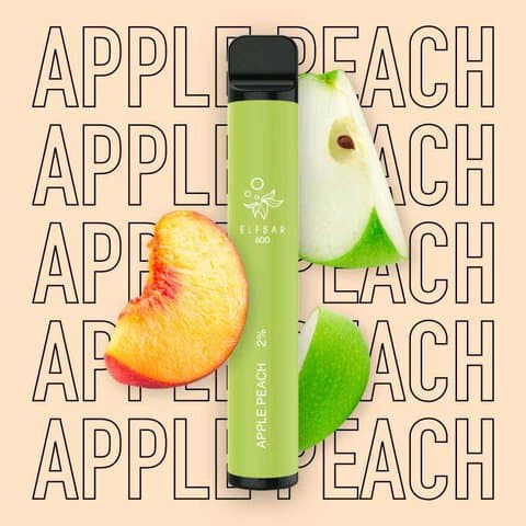 ELFBAR 600 APPLE PEACH Einweg E-Zigarette 20 mg/ml Nikotin 600 Züge
