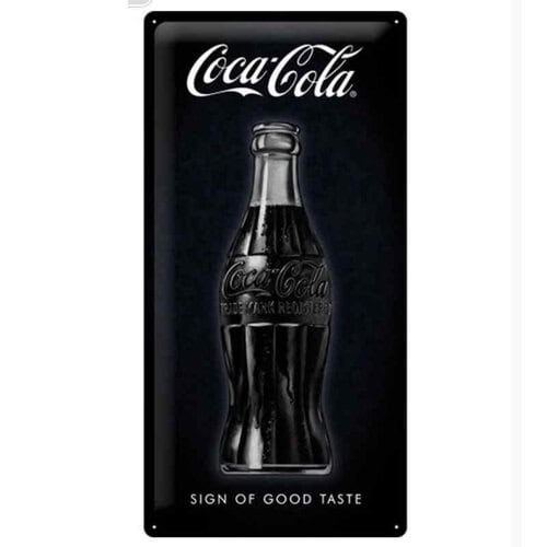 Coke Sign of Good Taste Metal Tin Sign