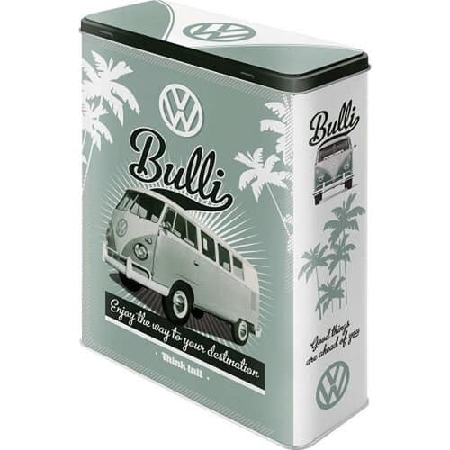 VW Bulli Embossed XL Storage Tin