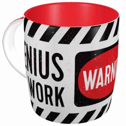 Genius at Work Mug