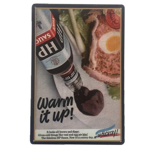 HP Sauce Sign