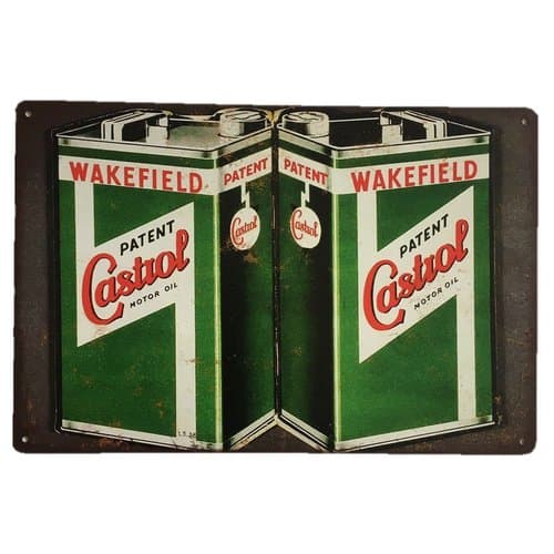 Castrol Oil Can Sign