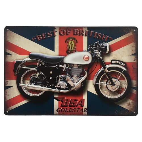 BSA Goldstar Sign