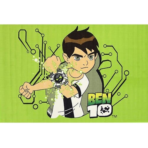 Ben 10 Green Rug
