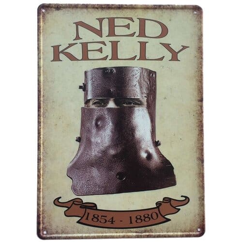 Ned Kelly Masked Sign