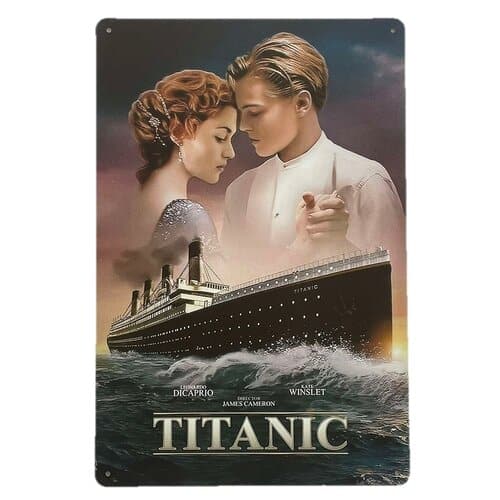 Titanic Tin Sign