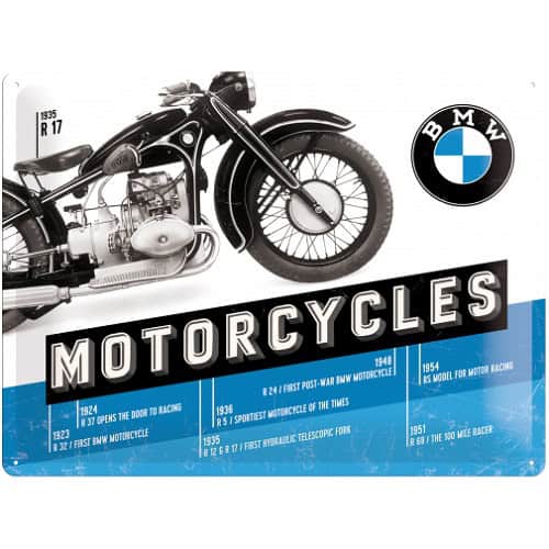 BMW Motorcycles Tin Sign