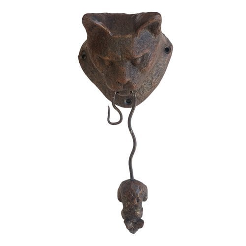 Cat And Mouse Cast Iron Door Knocker