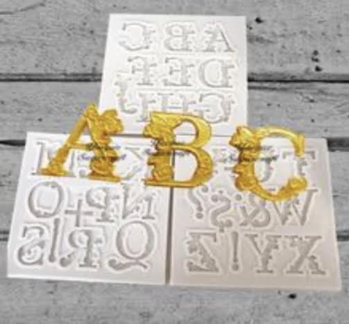 Filigree Alphabet Mould