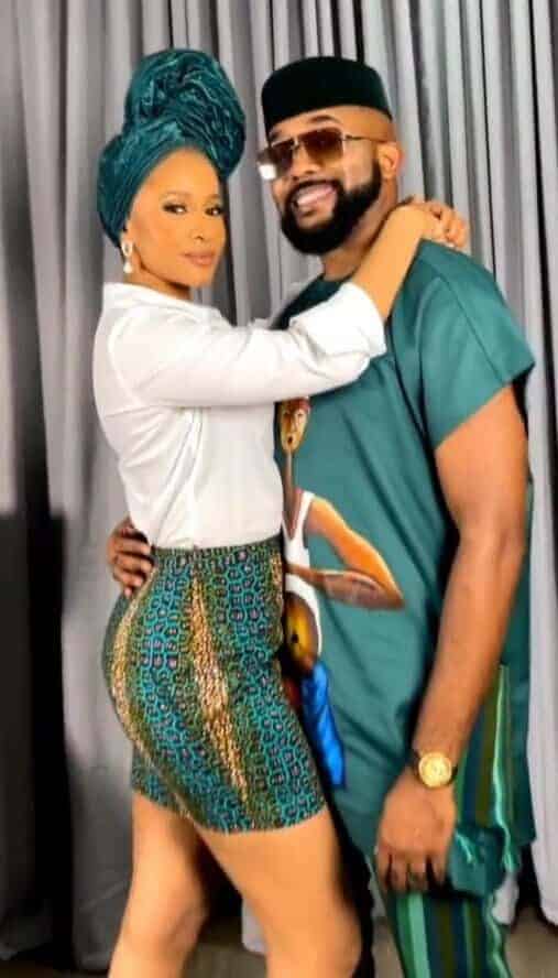 Adesua Etomi and Banky W loved-up photos