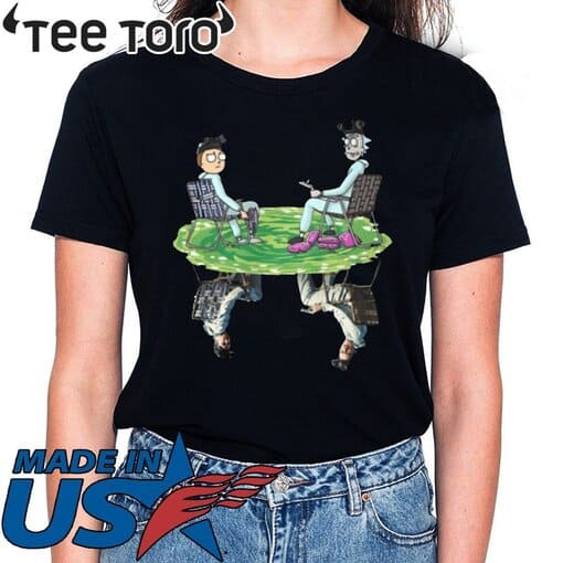 Rick and Morty Crossover Walter and Jesse Breaking Bad shirt