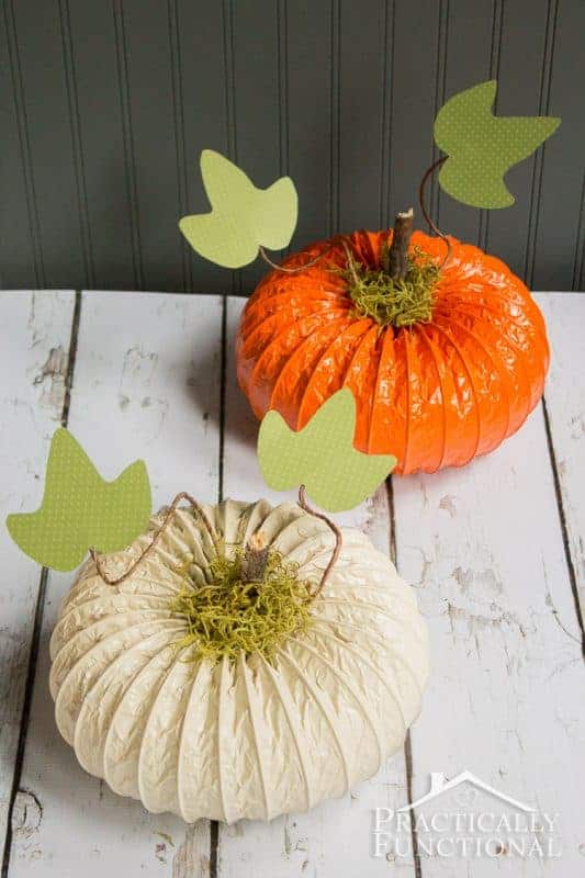 1. Dryer Vent Pumpkins