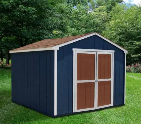 wood storage shed