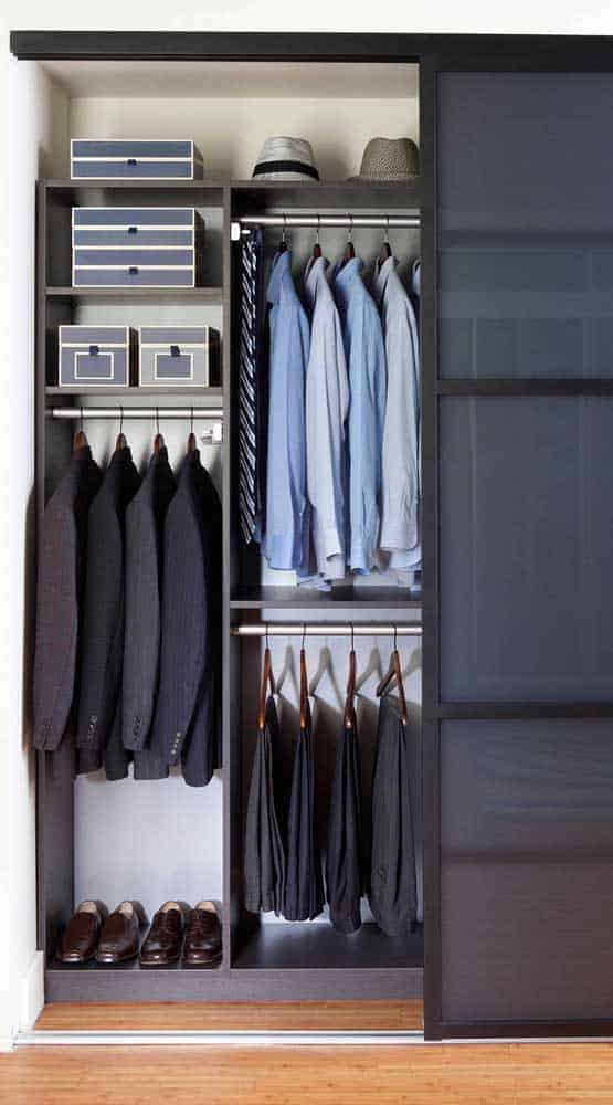 Organization of the men’s closet: tips to make no mistake