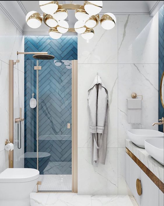 How To Tame Blue In the Bathroom? How To Tame Blue In the Bathroom?