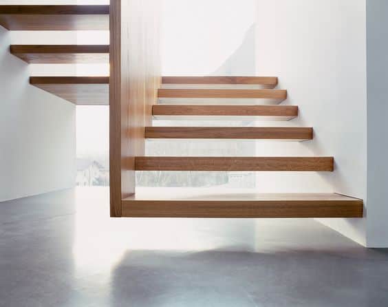 18 Gorgeous Floating Staircase Designs With A Big Statement 18